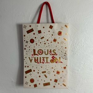 New: Louis Vuitton Christmas Paper Gift Bag - 2023